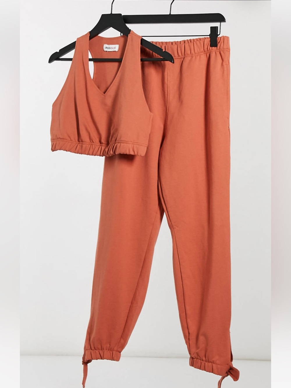 Rust Jogger Pants set - Comfortable Women's Sweatpants
